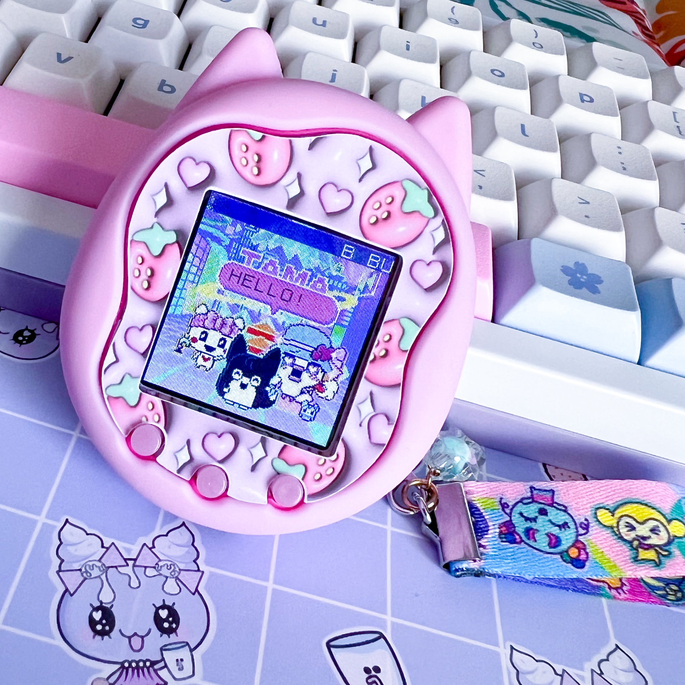 3D effect Tamagotchi Uni Faceplates