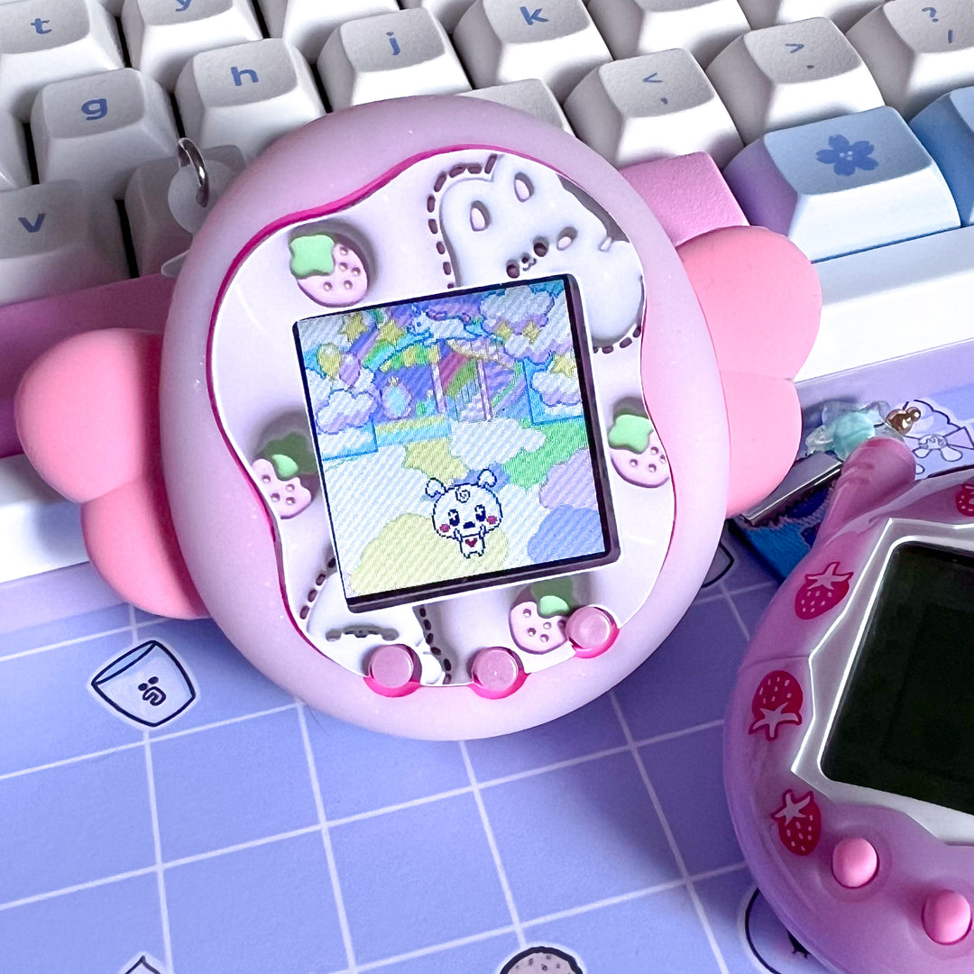 Tamagotchi uni 3D effect faceplate