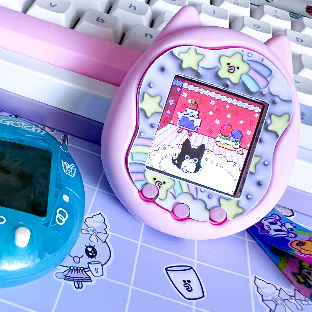 Tamagotchi uni 3D effect faceplate