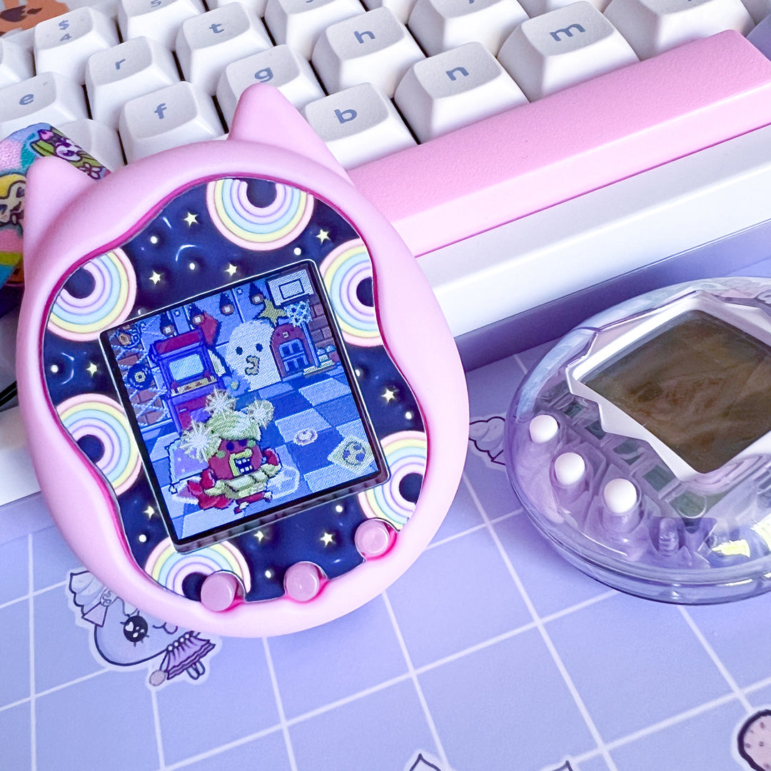 Tamagotchi uni 3D effect faceplate