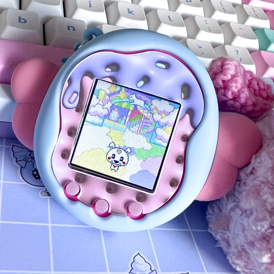 Tamagotchi uni 3D effect faceplate