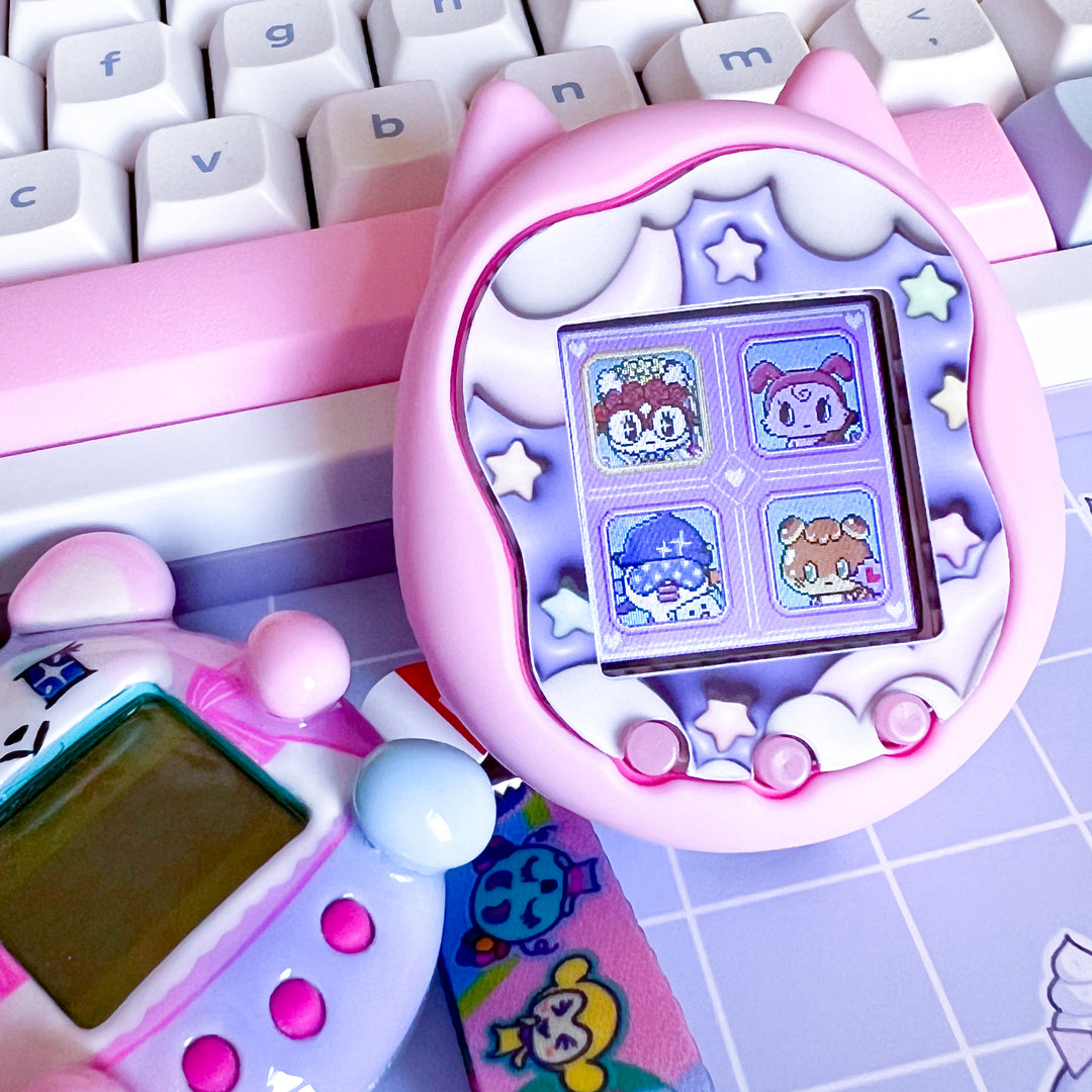 Tamagotchi uni 3D effect faceplate