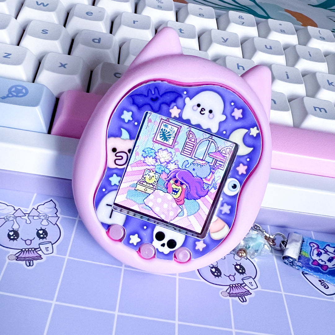 Tamagotchi uni 3D effect faceplate