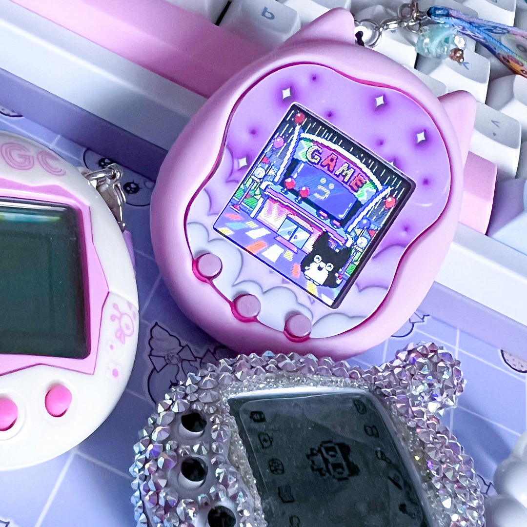 Tamagotchi uni 3D effect faceplate