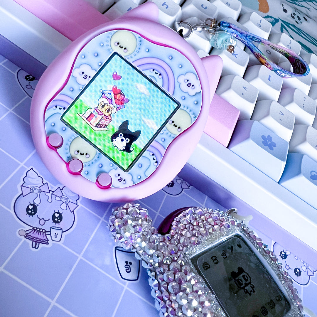 Tamagotchi uni 3D effect faceplate