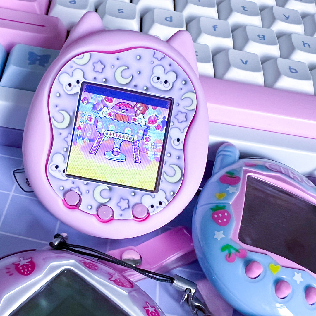 Tamagotchi uni 3D effect faceplate