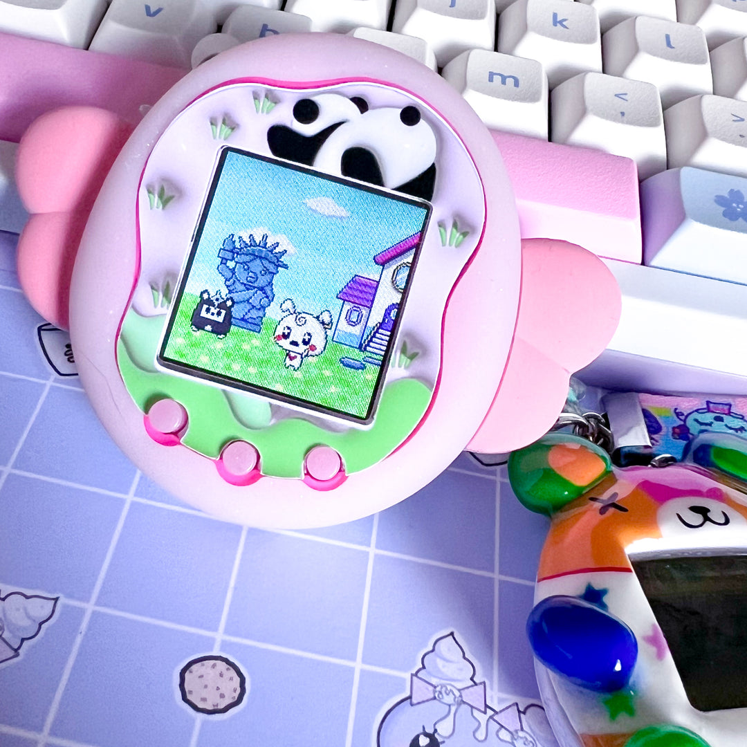 Tamagotchi uni 3D effect faceplate