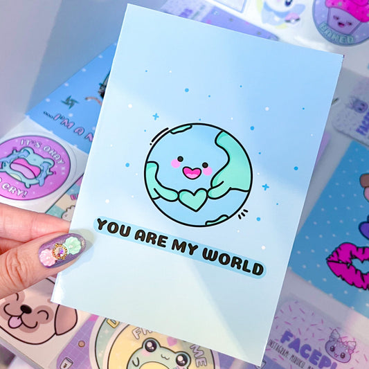 You Are My World Card