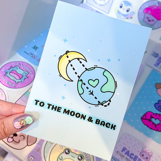 To The Moon and Back Card