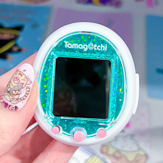 Tamagotchi Smart Watch Faceplates - Green Holographic Sparkles