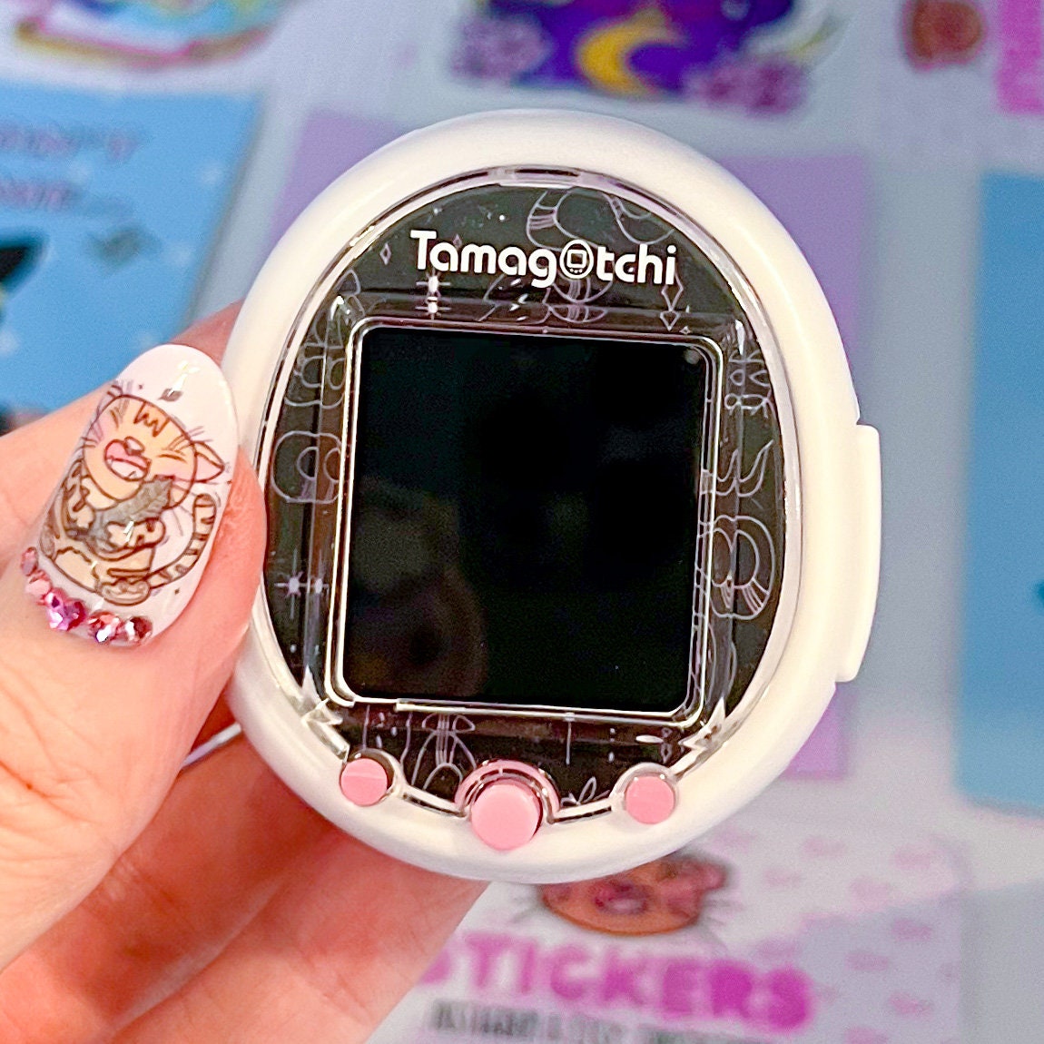 Tamagotchi Smart Watch Faceplates - Black Snakes
