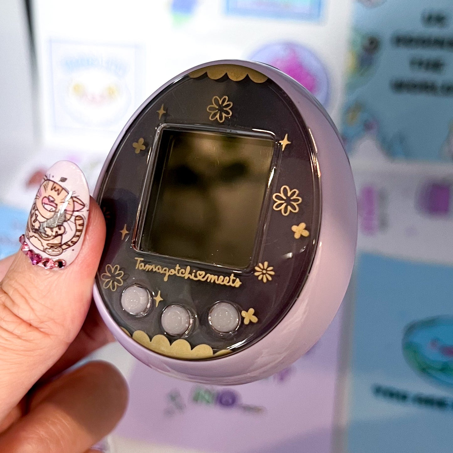 Tamagotchi Meets/ON/Ssome Reflective Holographic Faceplates