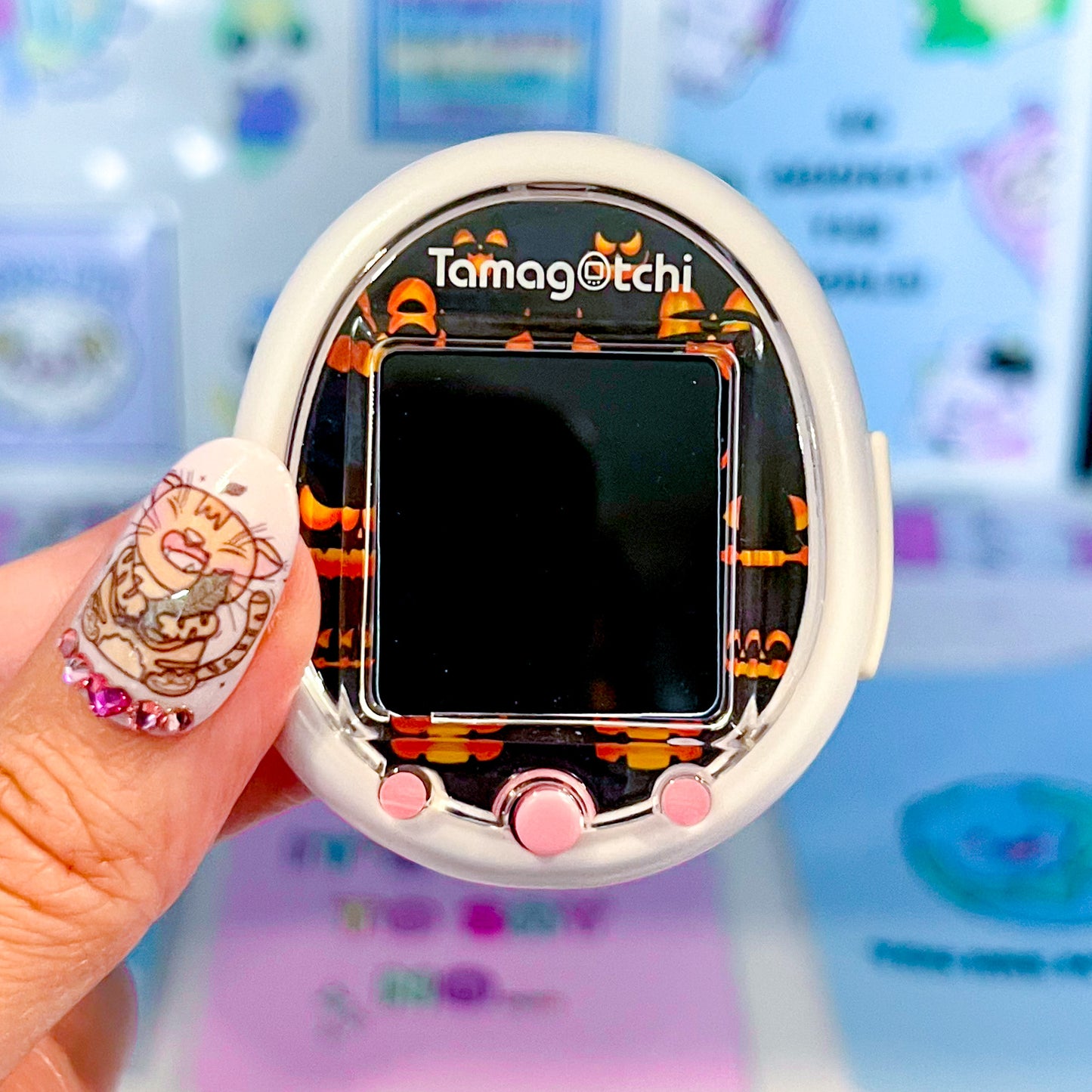 Tamagotchi Smart Watch Faceplates - Navy Pumpkins