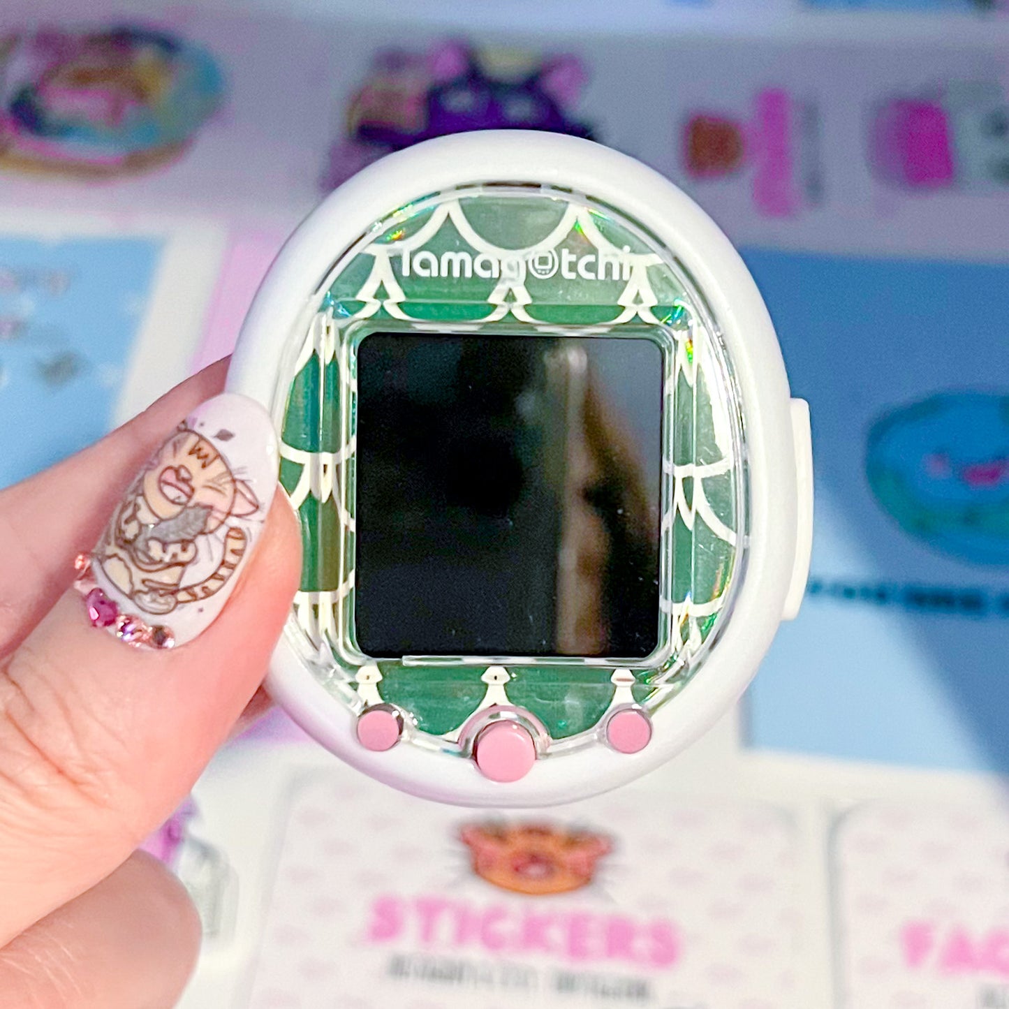 Tamagotchi Smart Watch Faceplates - Green Mermaid
