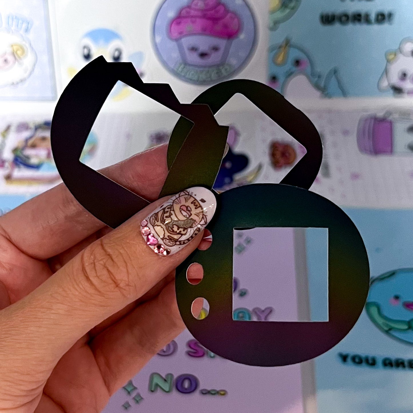 Tamagotchi Smart Watch Faceplates - Reflective Holographic