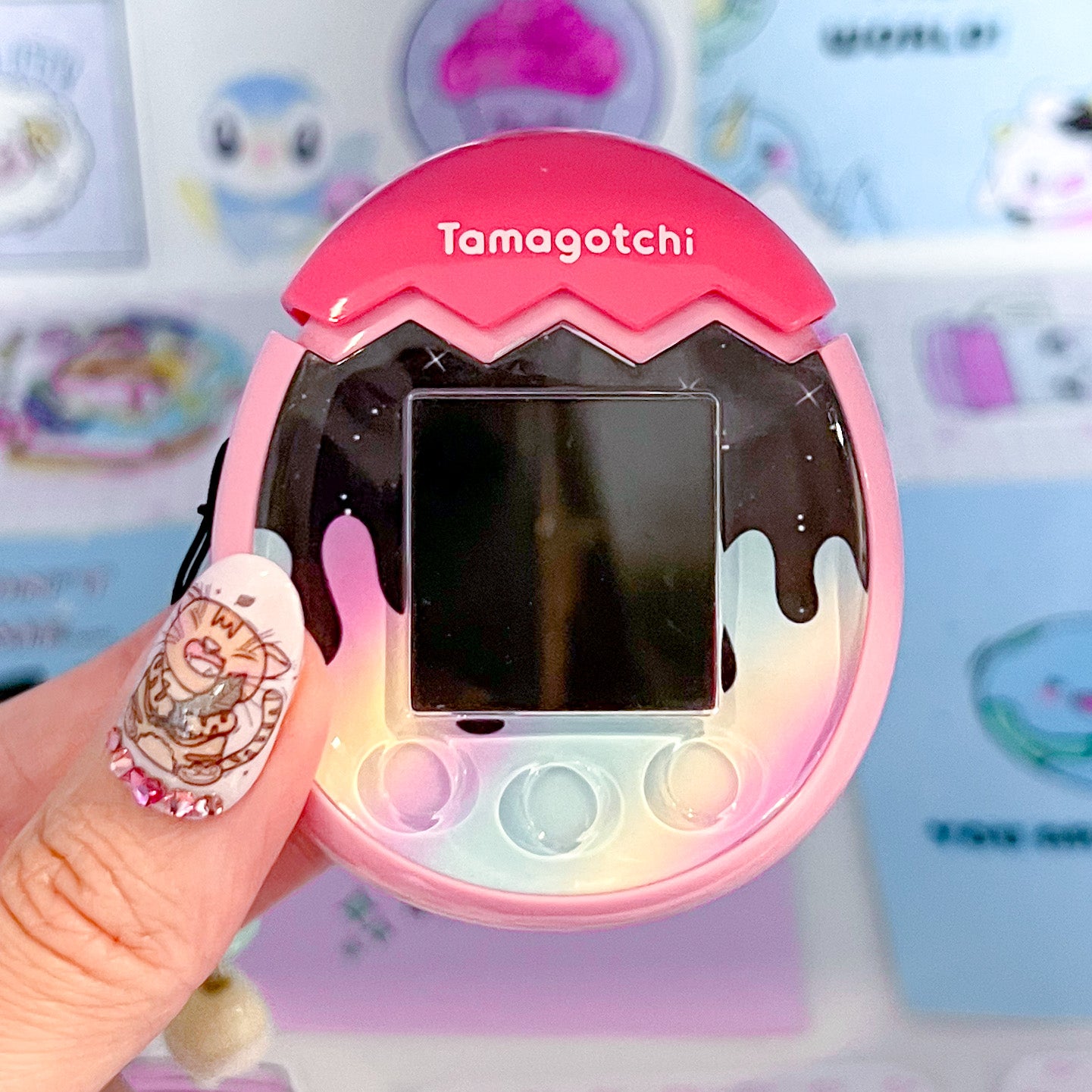 Tamagotchi Pix Faceplates - Galaxy Drip