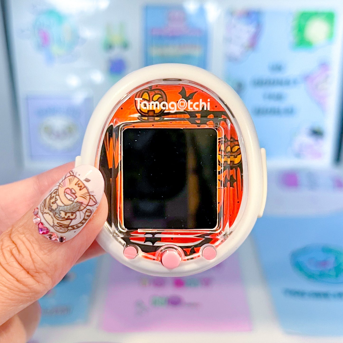 Tamagotchi Smart Watch Faceplates - Orange Pumpkins